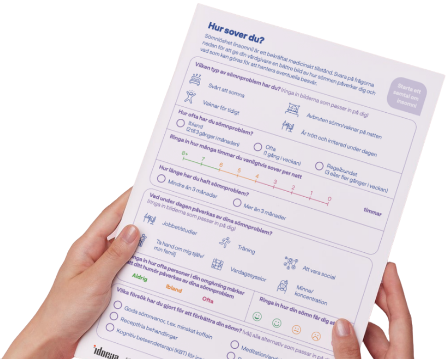 Samtalsunderlag om insomni